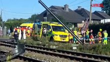 Belgio, treno investe scuolabus: diverse vittime: i soccorsi
