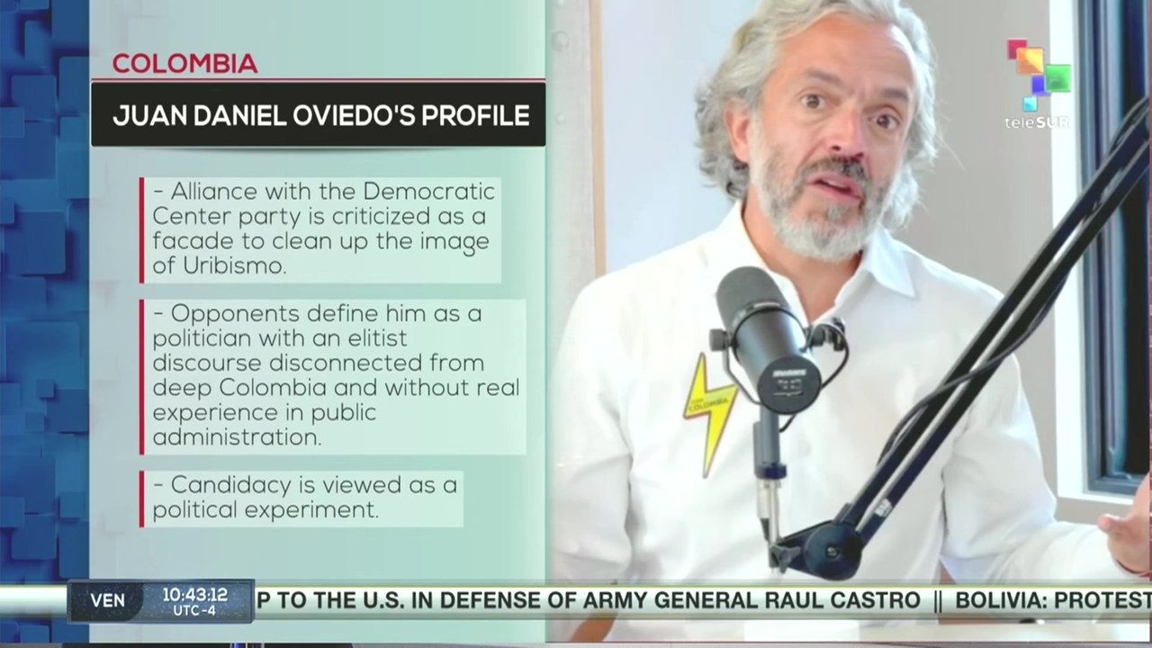 Colombia: Juan Daniel Oviedo’s profile