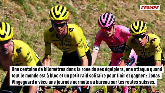 Quatrième succès sur le Giro pour Jonas Vingegaard, vainqueur de la 16e étape et plus que jamais maillot rose - Cyclisme - Giro