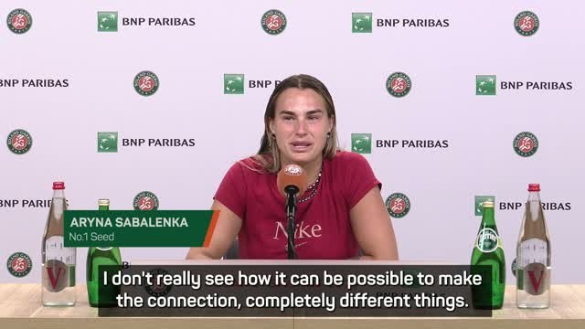 Sabalenka rejects claims she is flaunting wealth amidst pay row
