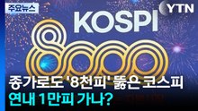 종가로도 '8천피' 뚫은 코스피...연내 1만피 가나? / YTN
