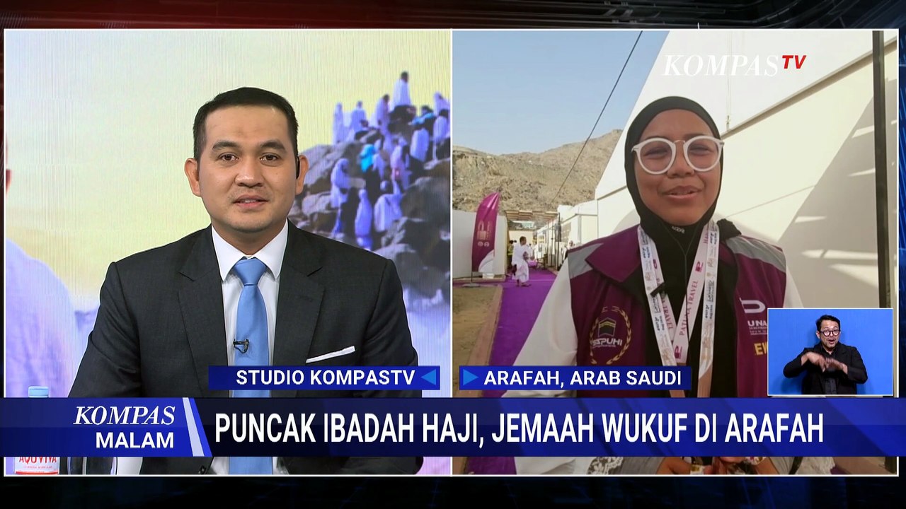 Potret Suasana usai Wukuf di Arafah, Jemaah Haji Bergerak ke Muzdalifah | KOMPAS MALAM