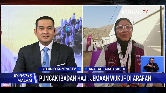 Potret Suasana usai Wukuf di Arafah, Jemaah Haji Bergerak ke Muzdalifah | KOMPAS MALAM