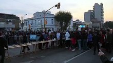 Descontrol en Avellaneda por el sandwich de matahambre más largo