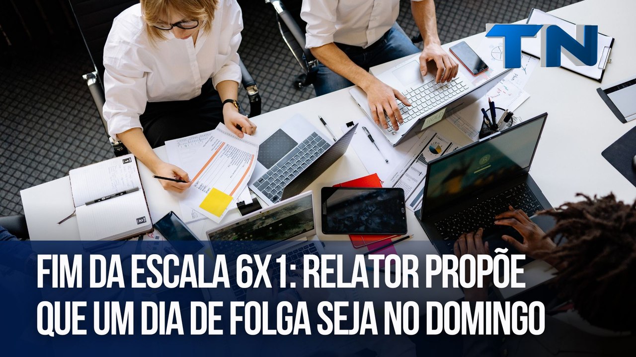 Fim da escala 6x1: Relator propõe que um dia de folga seja no domingo