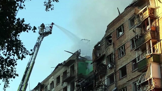 Rusia desató un feroz bombardeo contra Kiev con 690 misiles y drones