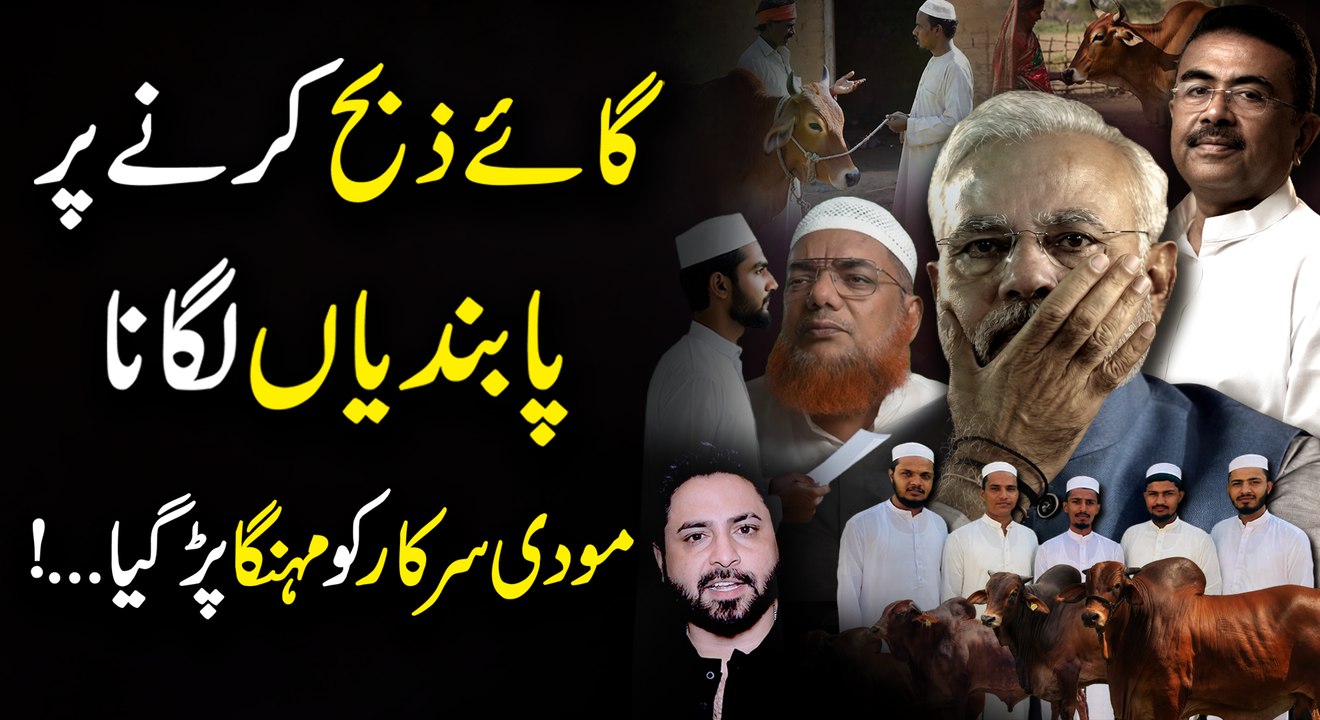 Gaye Zibah krnay pr pabandiyan Lagana moodi sarkar ko mehnga par gya...!😳😳😳#YasirShami #NareendraMoodi #bakraEid #IndiaQurbaniBanned #EidMubarak