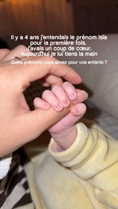 Trop hâte d’entendre vos prénoms coup de cœur 🤍