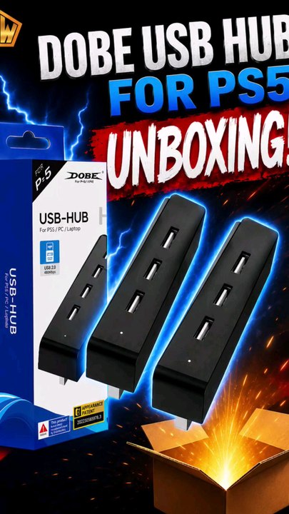Unboxing Dobe USB Hub For Ps5