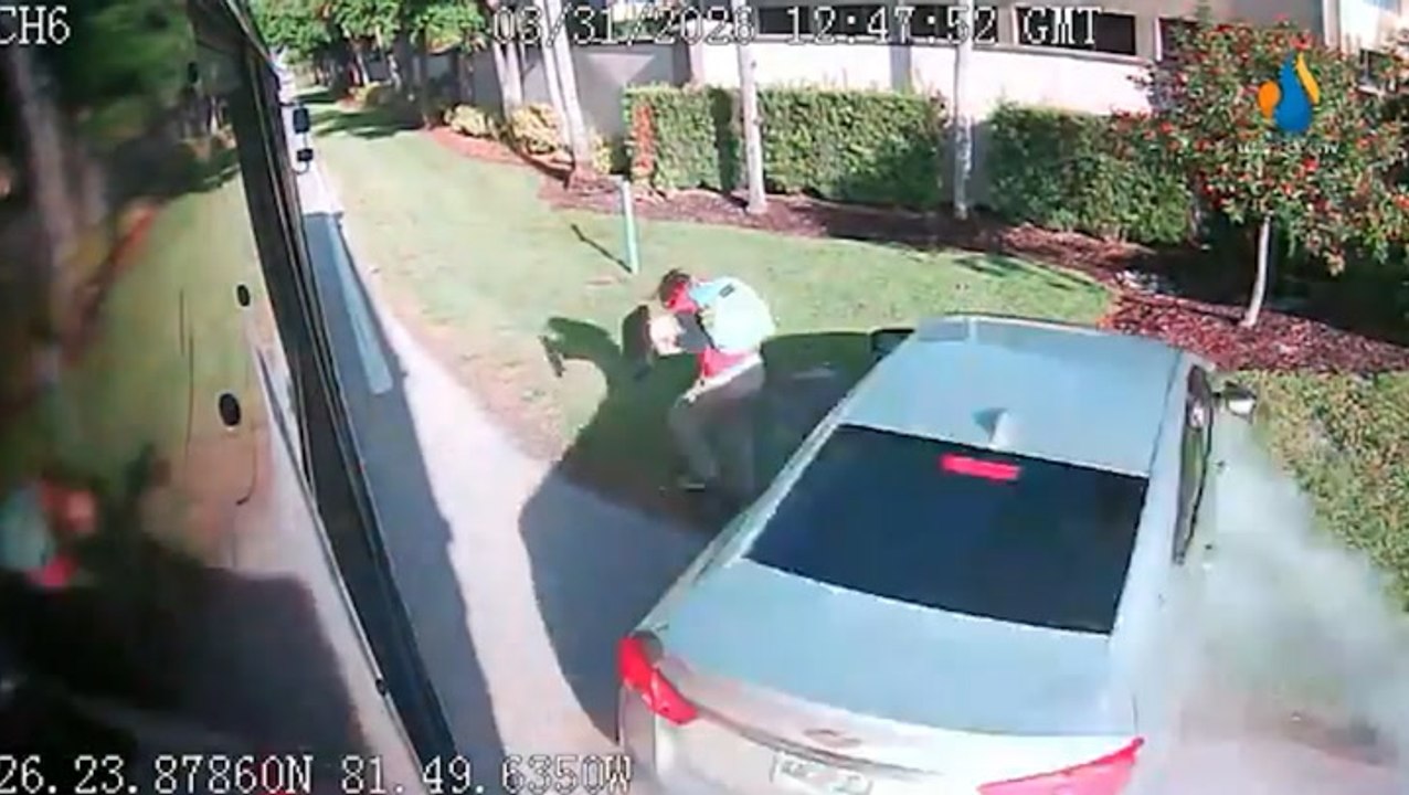 Swerving driver runs down 14-year-old girl as she’s boarding school bus in Florida