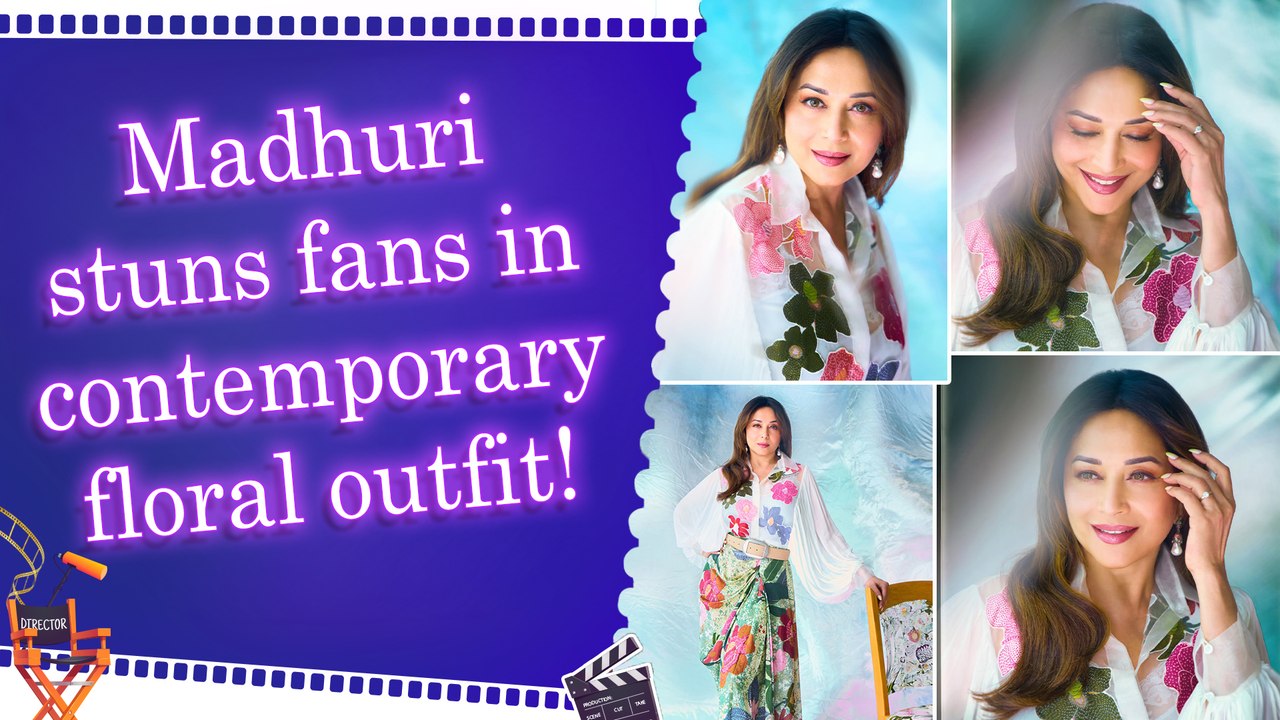 Madhuri Dixit radiates elegance in latest floral photoshoot post