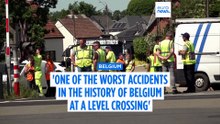 'One of the worst accidents' at Belgian level crossing, officials say after deadly crash