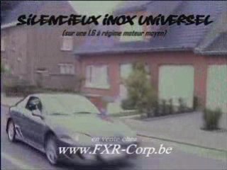 MAZDA MX3 1.6    FXR-CORP     Silencieux tuning