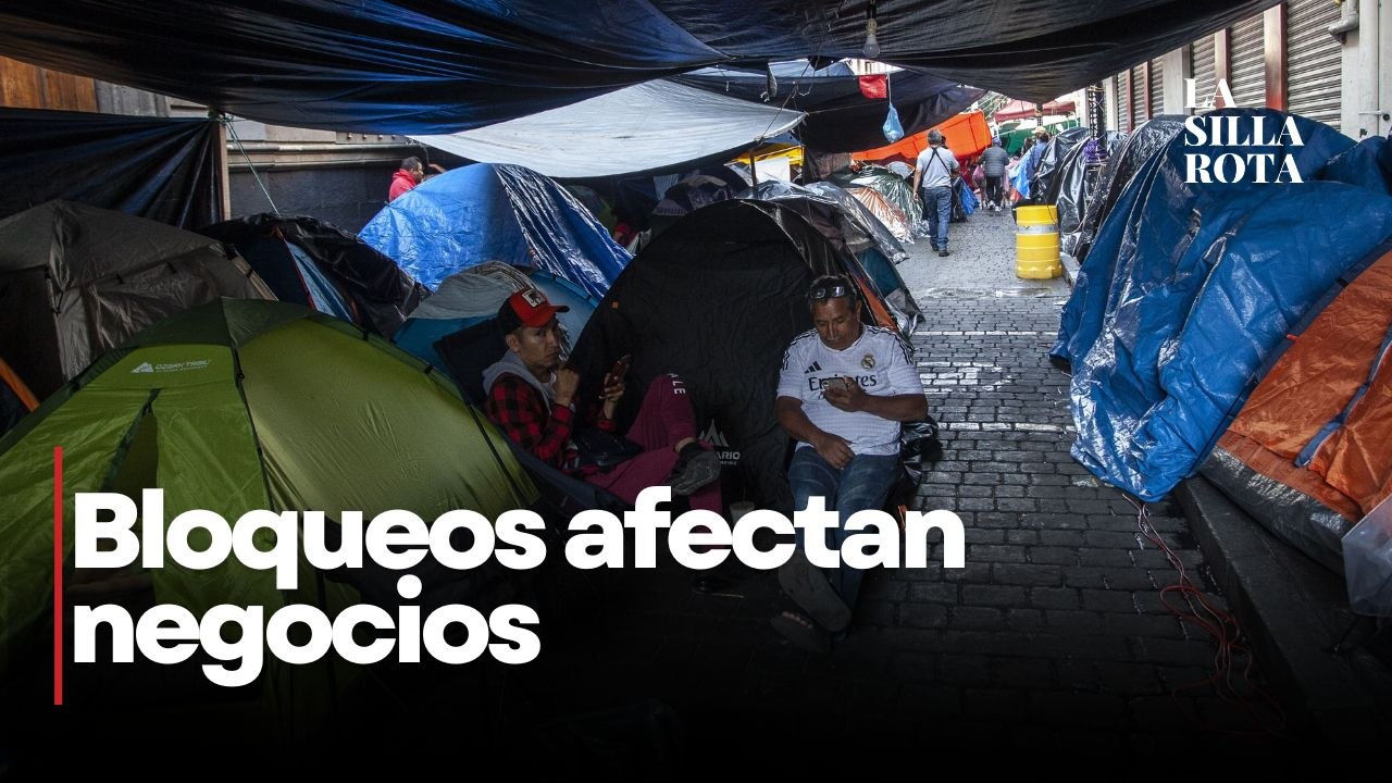 CNTE provoca pérdidas millonarias en el Centro Histórico de CDMX