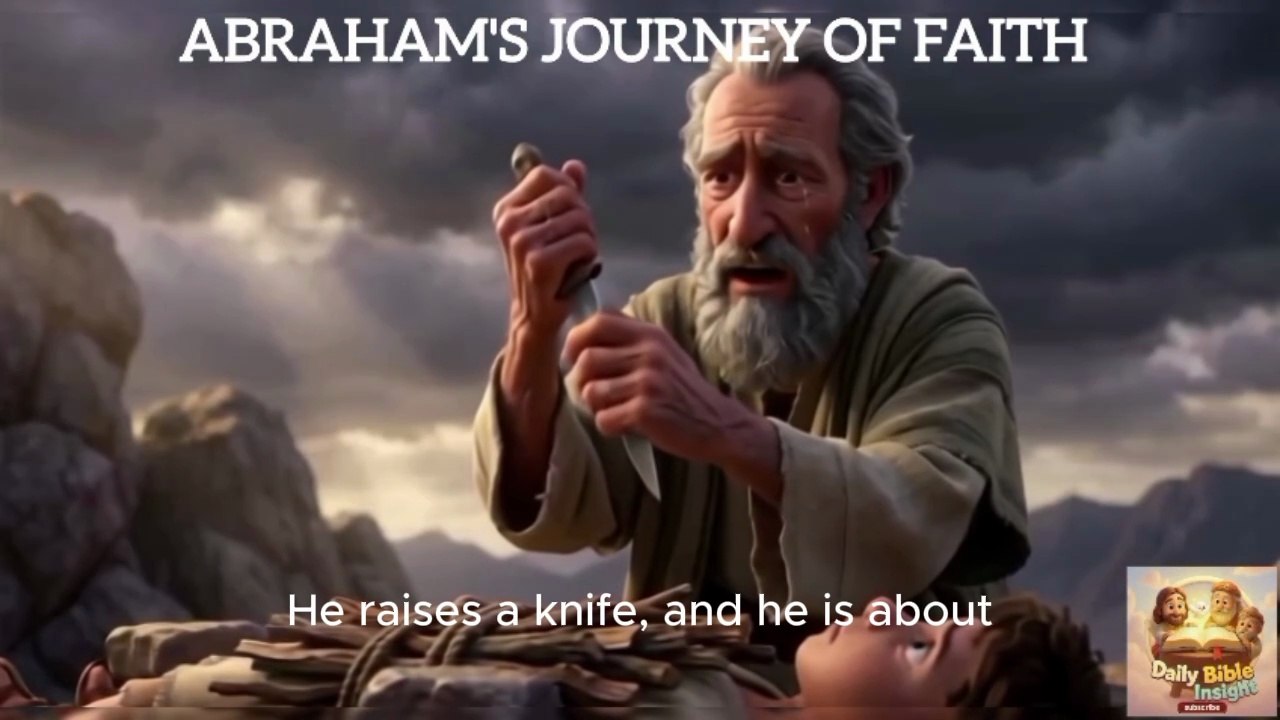 Abraham Sacrifices Isaac | The Greatest Test of Faith (AI Animated Bible Story)