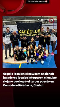 Orgullo local en el newcom nacional: jugadores locales integraron el equipo riojano que logró el tercer puesto en Comodoro Rivadavia, Chubut.