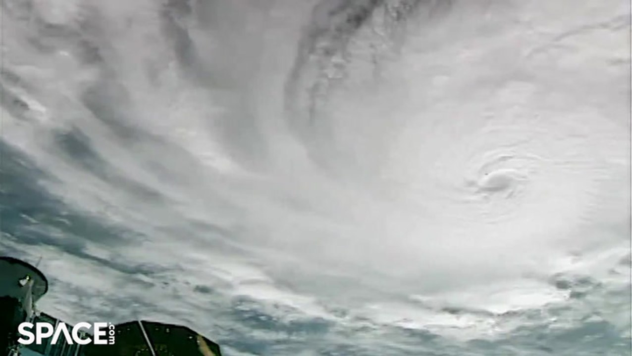 Amazing Views Of Category 5 Hurricane Milton ...