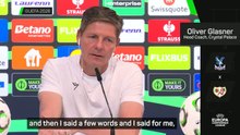 Europa League football would be Glasner’s perfect Crystal Palace farewell