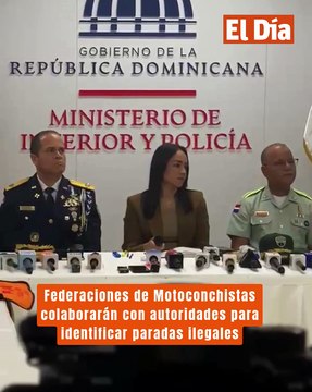 Federaciones de Motoconchistas colaborarán con autoridades para identificar paradas ilegales