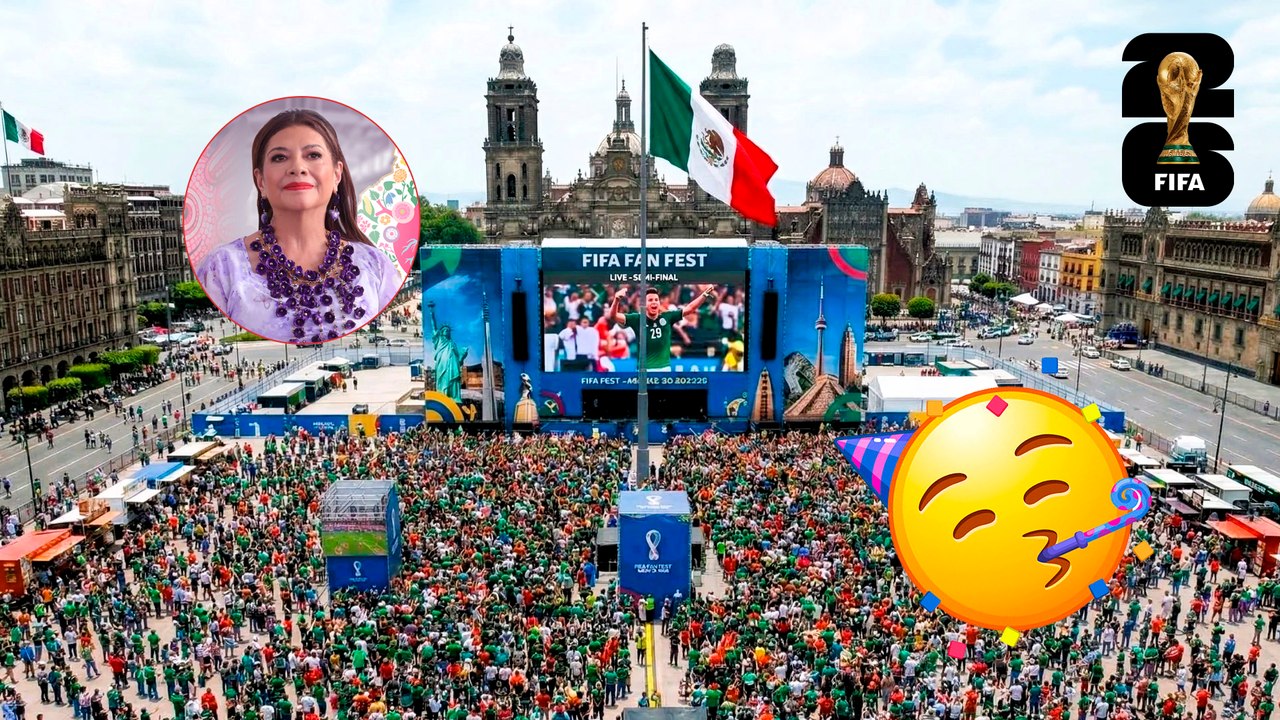 Clara Brugada se se suma a un Mundial 2026 para todo México; anuncia Fan Fest gratuitos en CDMX