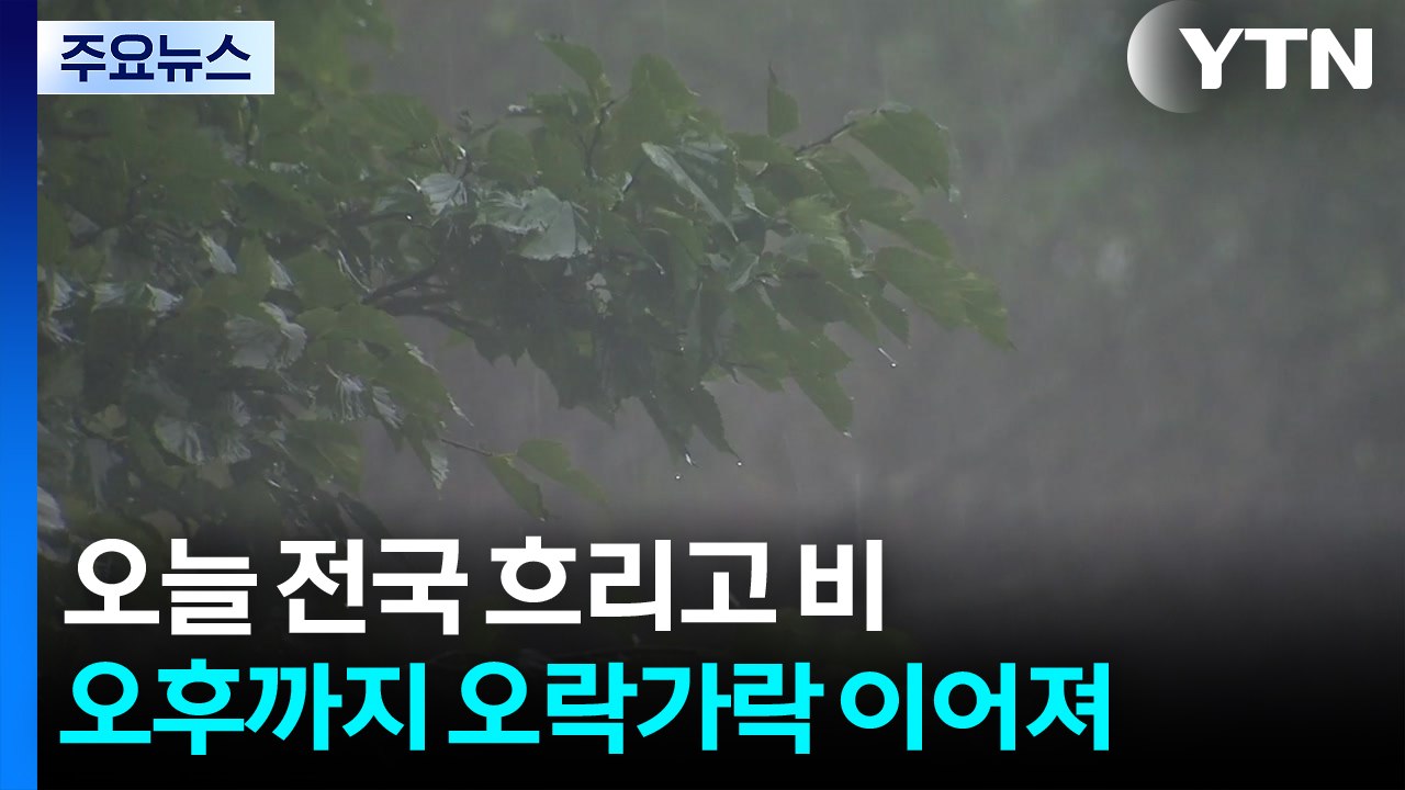 [출근길 YTN 날씨 5/27] 오늘 전국 흐리고 비...오후까지 오락가락 이어져 /...