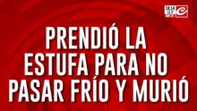 Prendió la estufa para no pasar frío y murió: vivía una casilla con su papá