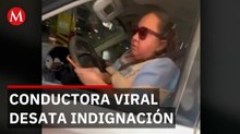 El video viral de la automovilista que ignora el reglamento de tránsito