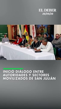 Con representantes del Gobierno, el gobernador Juan Pablo Velasco y sectores movilizados de San Julián, se desarrolla una mesa de diálogo con el objetivo de alcanzar un acuerdo que permita poner fin a los bloqueos en dicho municipio.