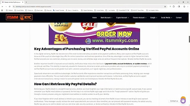 Reliable Verified PayPal Accounts - 100% High-Quality Service -Trusted & Secure