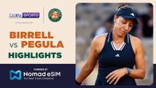 Kimberly Birrell vs Jessica Pegula | Roland-Garros 2026 | Match Highlights