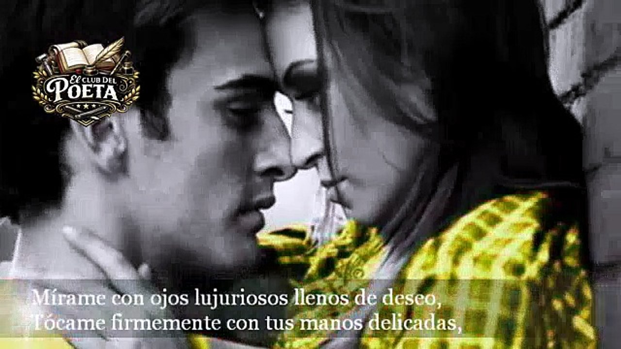 Tu boca me late con tu respiración, pero solo puedo responder contigo en mi corazón.