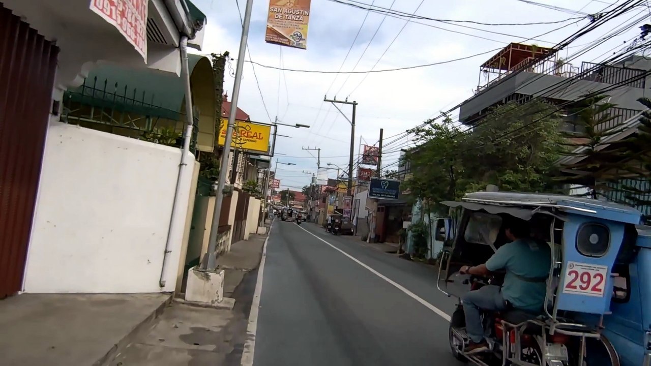 Unperceptive Steps on Santa Cruz Street in Tanza, Cavite, Philippines