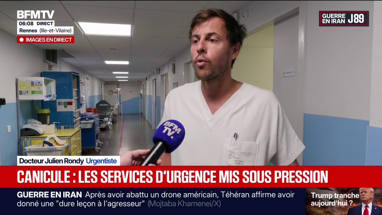 Canicule: les urgences mises sous pression