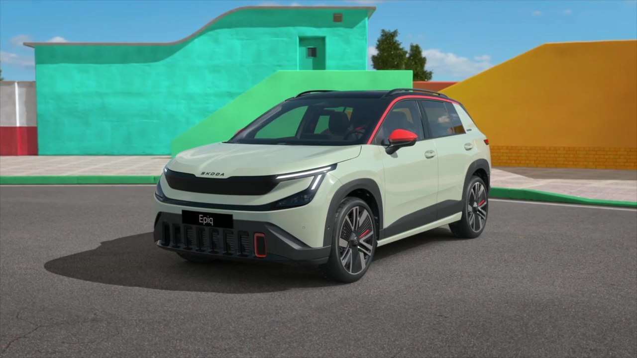 Škoda Epiq - das neue vollelektrische Einstiegsmodell vereint Erschwinglichkeit, kompakte Abmessungen und Alltagstauglichkeit