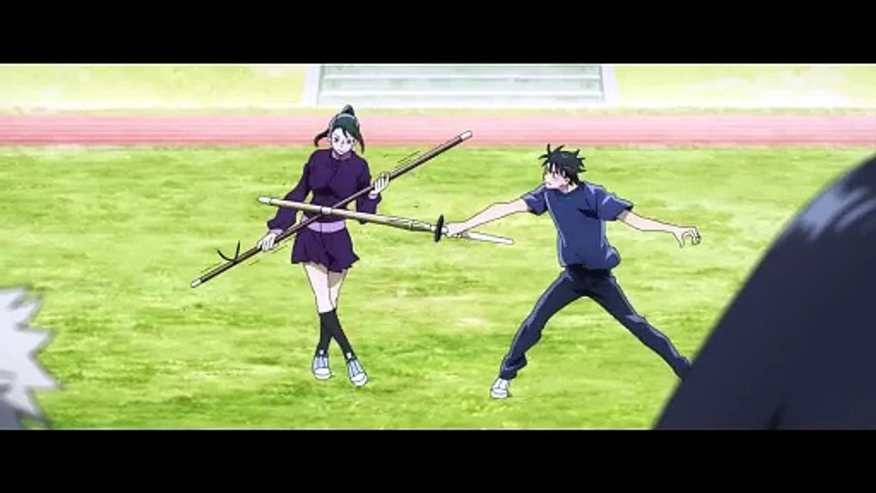 Jujutsu Kaisen Maki & Yuta Practice Scenes | RAW Anime Clips | Edit Ready