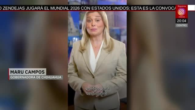 Maru Campos denuncia persecución política, señala a Javier Corral | Pedro Gamboa, 26 de mayo de 2026