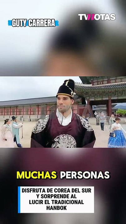 Guty Carrera sorprende con tradicional look coreano en Corea del Sur