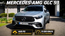 2027 Mercedes-AMG GLC 53 SUV in Hightech-Silber magno im Detail