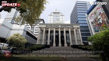 Dasco Mendukung Putusan MK soal Keterwakilan 30 Persen Caleg Perempuan