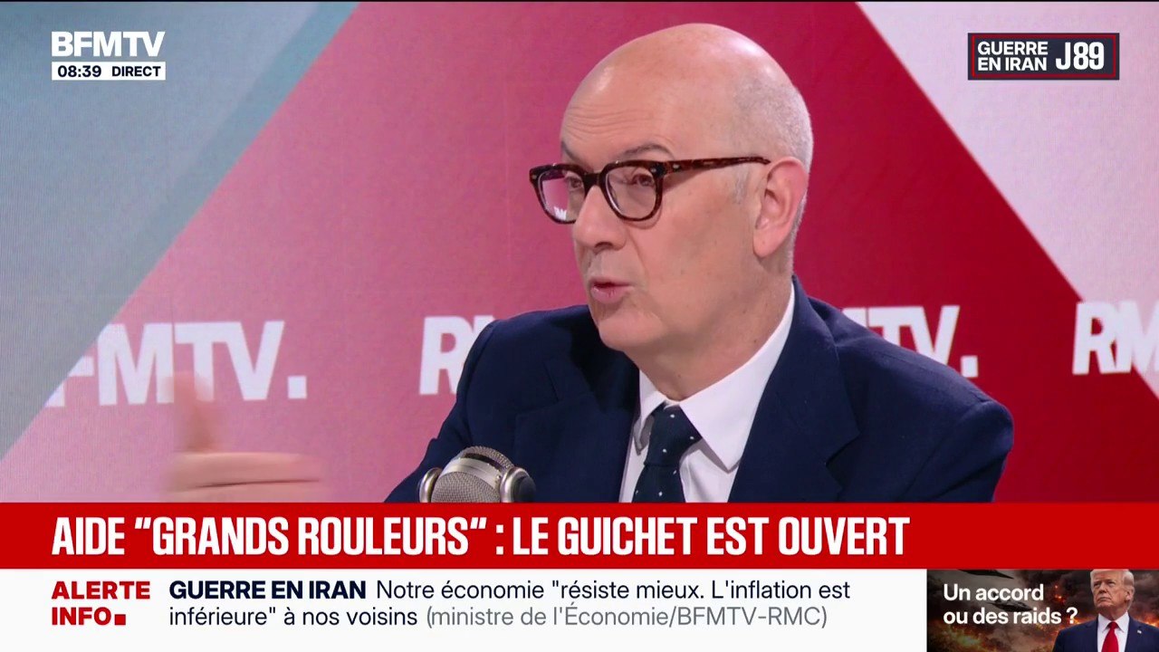 Le ministre de l'Économie Roland Lescure assure qu'il ne "s'opposera pas" à une surtaxation de Total