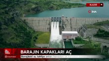 Elazığ'da bir barajın daha kapakları açıldı