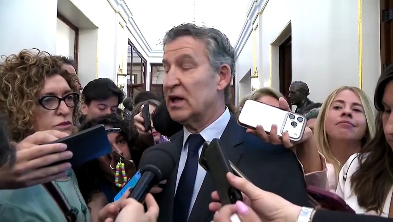 Feijóo dice que "no queda más remedio que darle la palabra a los españoles de forma inmediata"