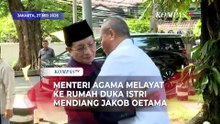 Menag Nasaruddin Umar Melayat ke Rumah Duka Maria Bernadeth Latifah Oetama: Selamat Jalan Ibu Jakob
