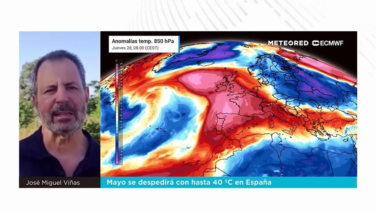 Mayo se despedirá con hasta 40 ºC en España