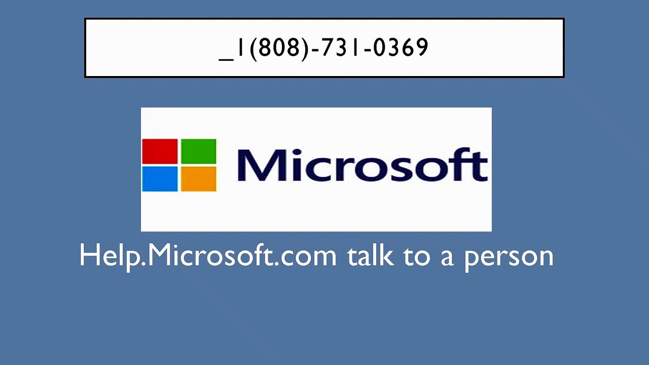 How to Contact HELP.MICROSOFT. com talk to a Person