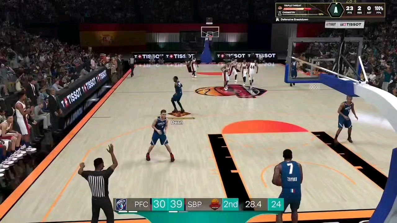 Claw Of NBA 2k26 game My career high college rivalry PT1