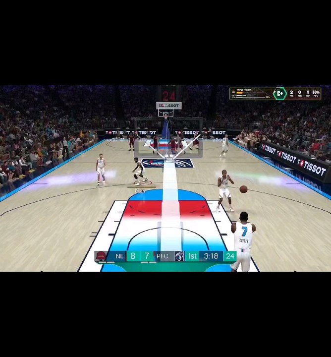 Claw Of NBA 2k26 game My career high college rivalry jump dunks 🌟💯🔥💯🤟🏽PT4!!