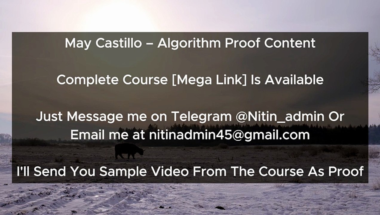 May Castillo – Algorithm Proof Content