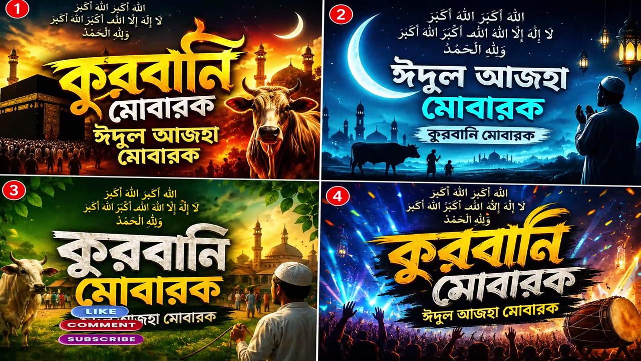 Qurbani Mubarak 2026 🐄🔥  Eid Ul Adha Bangla Folk EDM Rap Song  Allahu Akbar Nasheed Mix