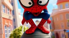 Spiderman Stops Runaway Cart Like a Boss #SpidermanAction, #HeroRescue, #EpicSave, #SuperheroMoments, #SpidermanShorts
